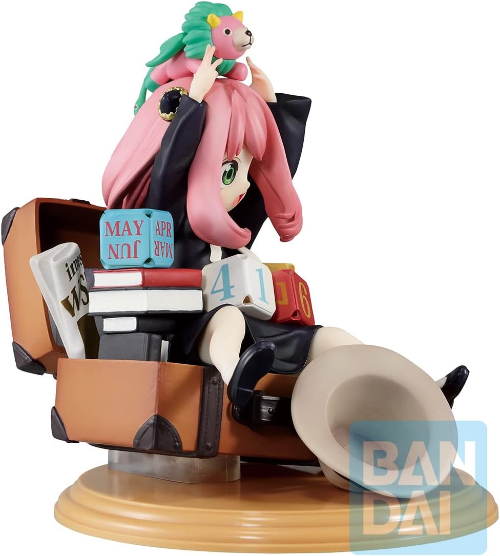 Spy x Family Anya Forger with Block Calendar Mission Start Version 1.5 Ichibansho Statue