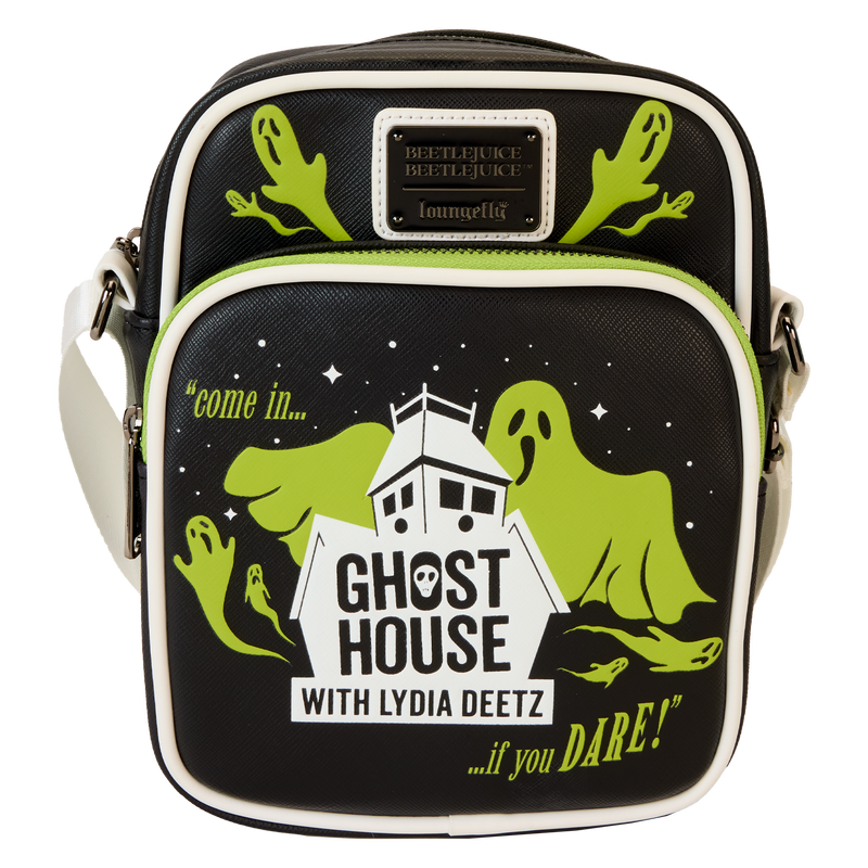 Beetlejuice Beetlejuice Ghost House Glow Crossbody Bag