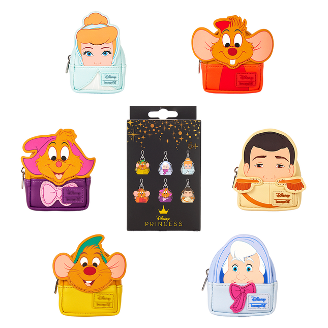 Cinderella 75th Anniversary Cosplay Mystery Mini Backpack Keychain