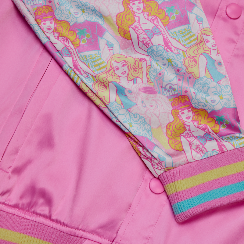 Barbie™ 65th Anniversary Unisex Bomber Jacket 3