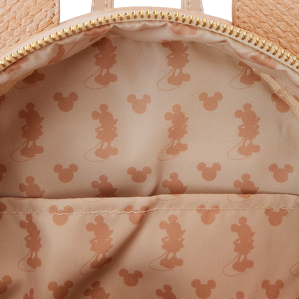 Mickey Mouse Woven Texture Mini Backpack