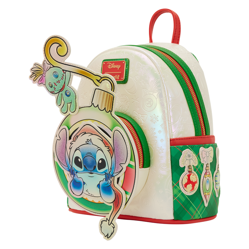 Stitch & Scrump Iridescent Holiday Ornament Mini Backpack 4