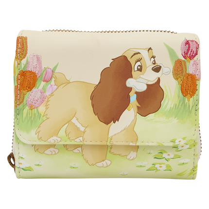 Lady and the Tramp Pastel Tulip Trifold Wallet