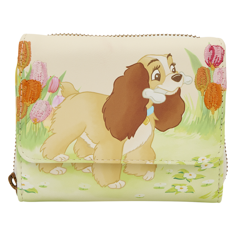 Lady and the Tramp Pastel Tulip Trifold Wallet
