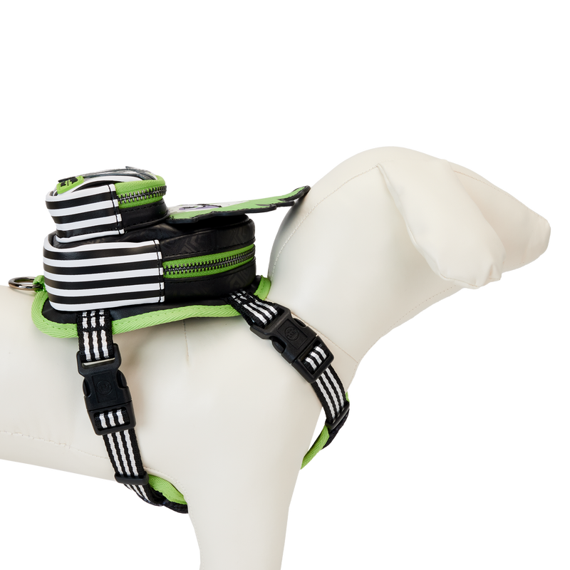 Beetlejuice Cosplay Mini Backpack Dog Harness