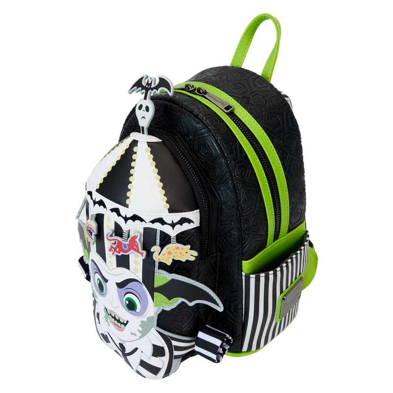 Beetlejuice Carousel Hat Glow in the Dark Cosplay Mini Backpack 7
