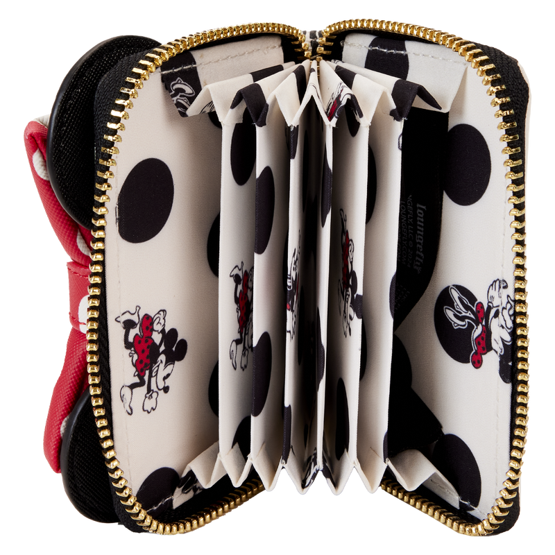 Minnie Mouse Rocks the Dots Classic Accordian Zip Around Wallet 3