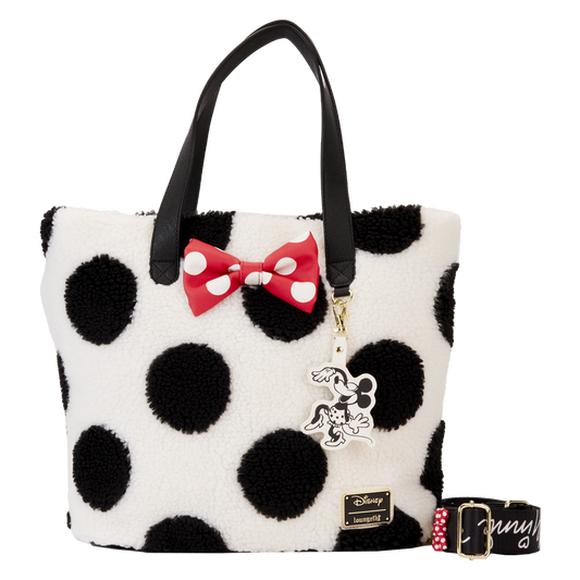 Minnie Mouse Rocks the Dots Classic Sherpa Tote Bag