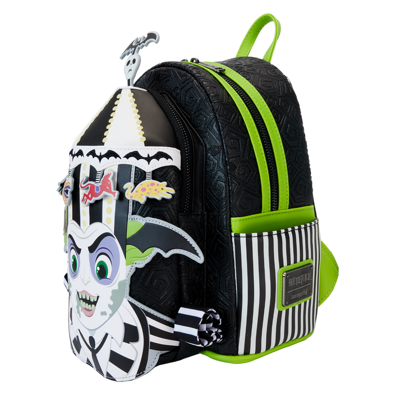 Beetlejuice Carousel Hat Glow in the Dark Cosplay Mini Backpack 6