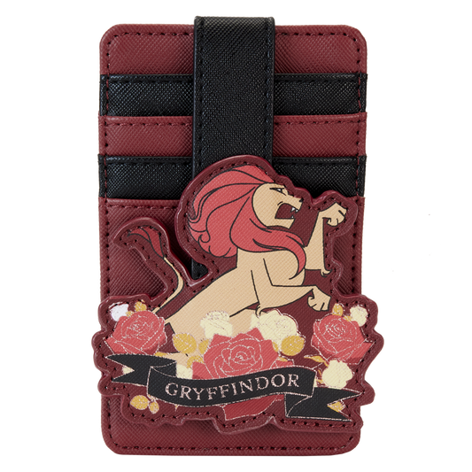 Harry Potter Gryffindor House Floral Tattoo Card Holder