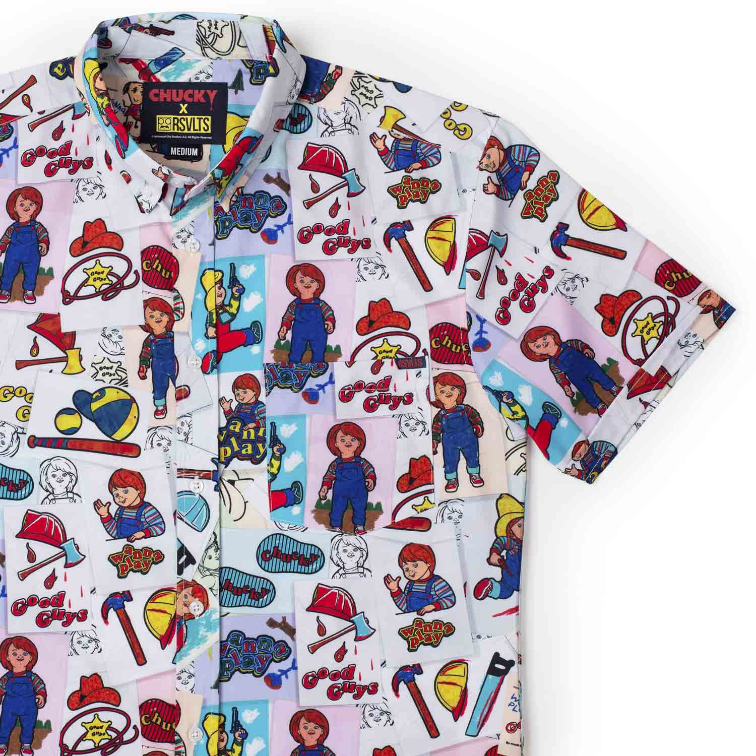 Chucky "Wanna Color?" – KUNUFLEX Short Sleeve Shirt