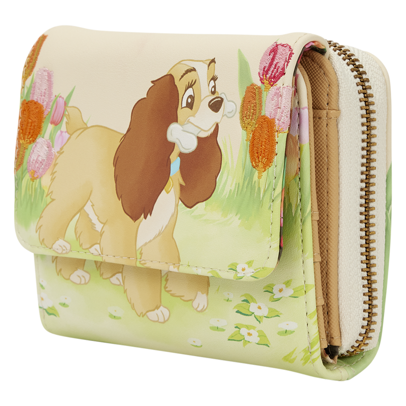 Lady and the Tramp Pastel Tulip Trifold Wallet