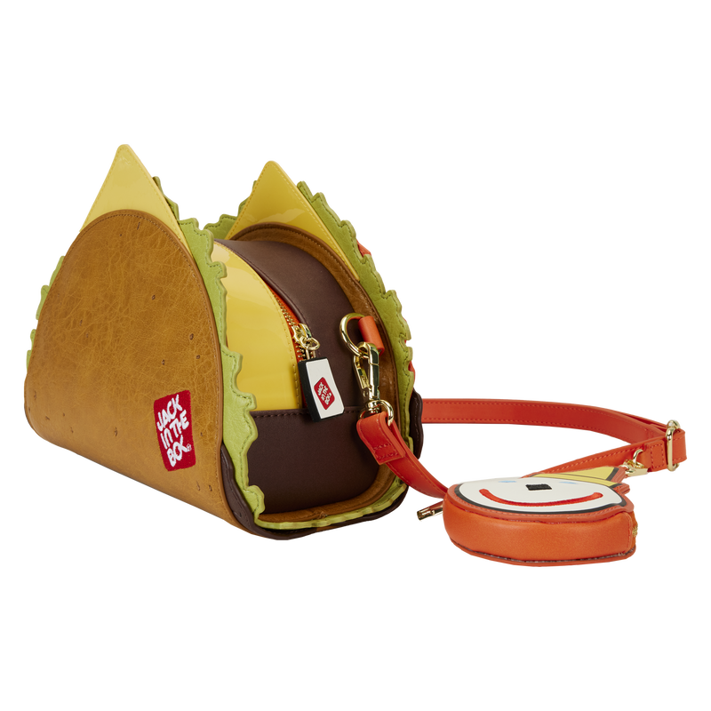 Jack in the Box Late Night Taco Crossbody Bag With Coin Bag