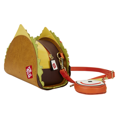 Jack in the Box Late Night Taco Crossbody Bag With Coin Bag