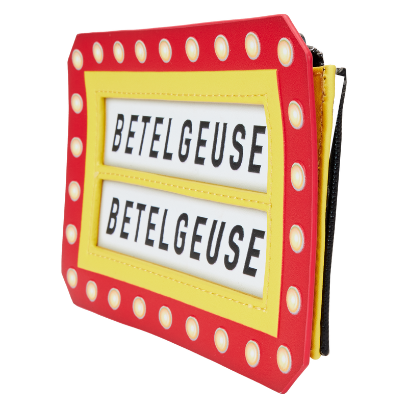 Beetlejuice Here Lies Betelgeuse Marquee Glow Large Card Holder