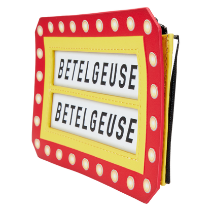 Beetlejuice Here Lies Betelgeuse Marquee Glow Large Card Holder