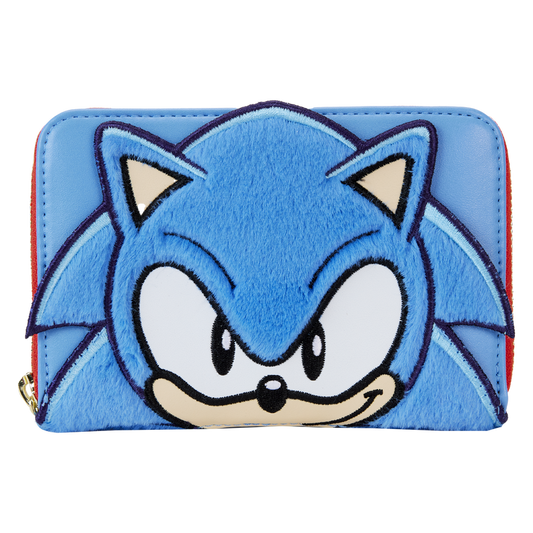 Sonic the Hedgehog Classic Cosplay Plush Zip Around Wallet