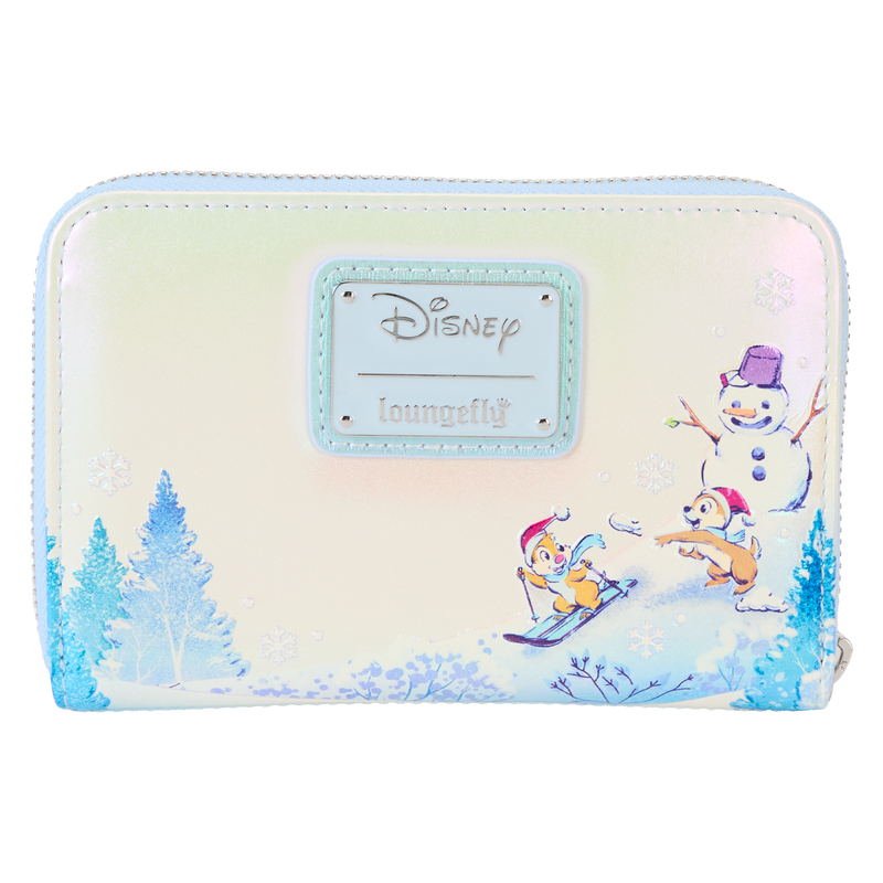 Mickey & Friends Winter Wonderland Scene Zip Around Wallet 3