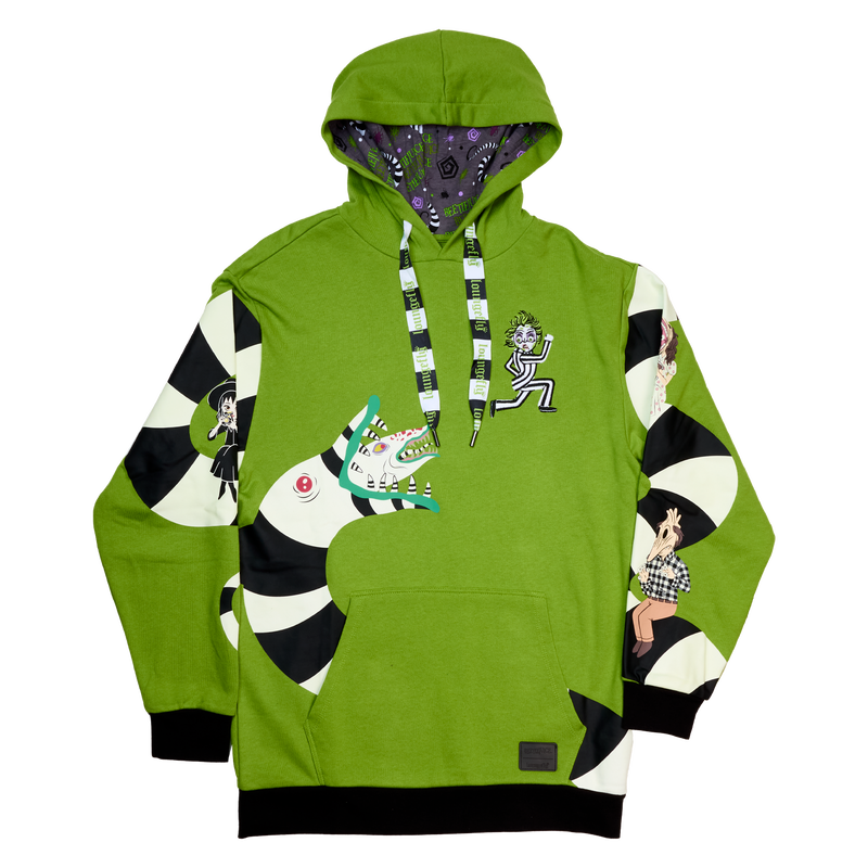 Beetlejuice Sandworm Glow Unisex Hoodie