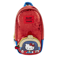 Sanrio Hello Kitty 50th Anniversary Coin Bag Metallic Stationery Mini Backpack Pencil Case