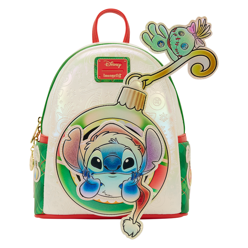 Stitch & Scrump Iridescent Holiday Ornament Mini Backpack 3