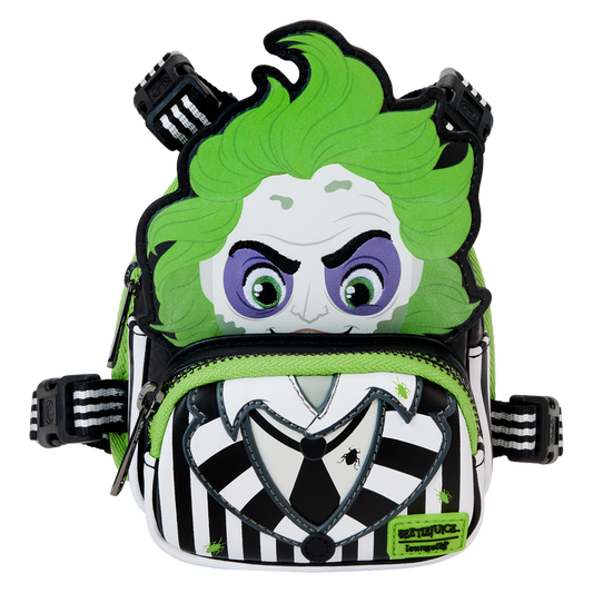 Beetlejuice Cosplay Mini Backpack Dog Harness