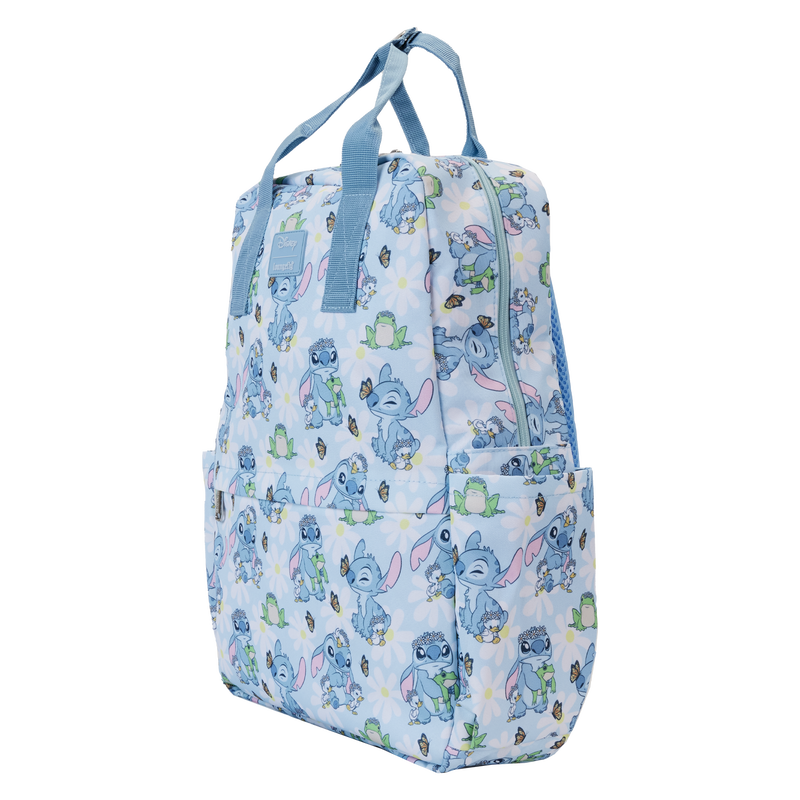 Stitch Springtime Daisy All-Over Print Nylon Full-Size Backpack