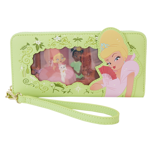 The Princess and the Frog Princess Series Lenticular Zip Around Wristlet Wallet