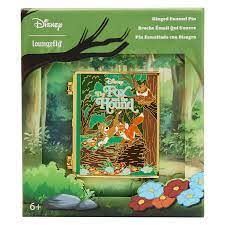 The Fox and the Hound Classic Books 3-Inch Collector Box Enamel Pin