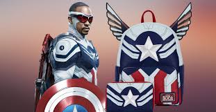 LF Marvel Falcon Captain America Mini Backpack