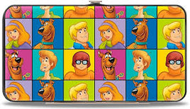 Buckle-Down unisex adults Hinge - Scooby Doo 5-character Face Blocks Multi Color Wallet