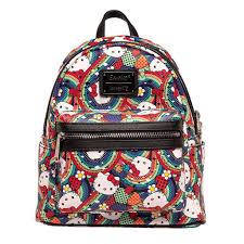 Sanrio Hello Kitty Rainbow Abstract Mini Backpack