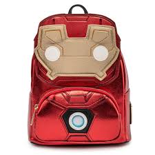 Pop Iron Man Cosplay Mini Backpack & Wallet