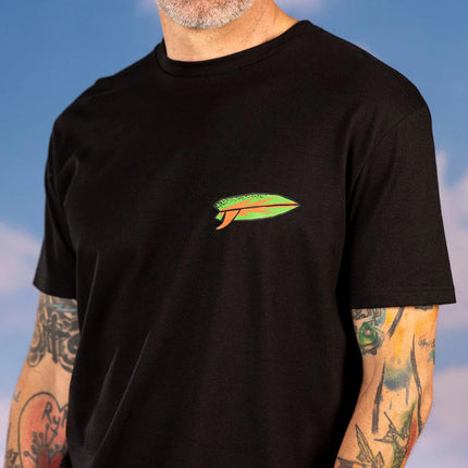 Jaws 50th Anniversary "Sun. Surf. Shark." – Crewneck Tee