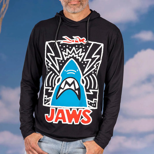 Jaws 50th Anniversary "Doodle Shark" – Performance Hoodie