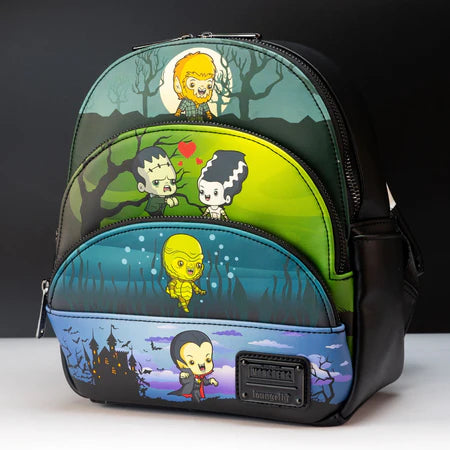 Universal Monsters Triple Pocket Mini Backpack