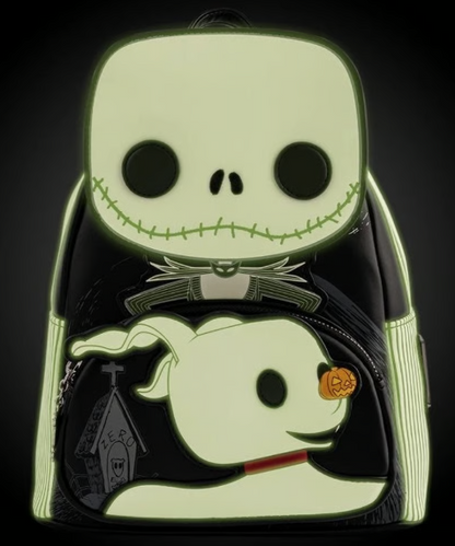 Jack Skellington SDCC Zero Loungefly Backpack Nightmare Before Christmas Funkon
