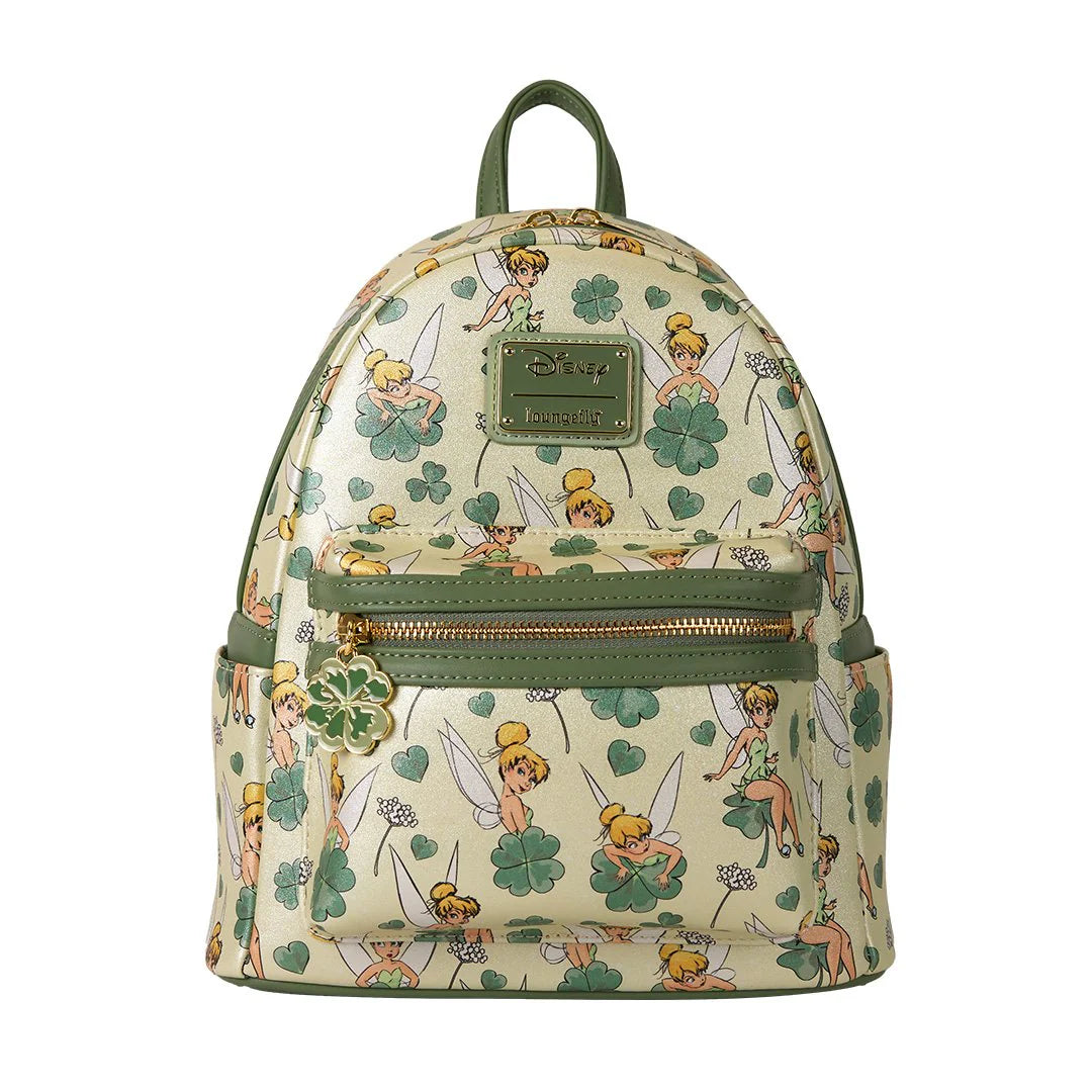 Peter Pan Tinker Bell Clover All-Over Print Mini Backpack