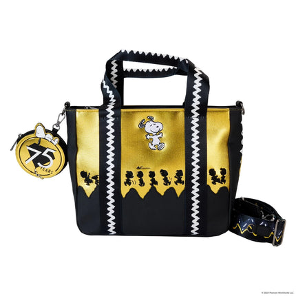 Peanuts 75th Anniversary Snoopy & Gang Tote Bag with Coin Bag