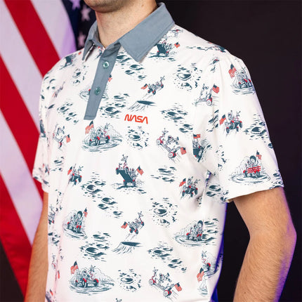 NASA "Moon Buggy (White)" – All-Day Polo
