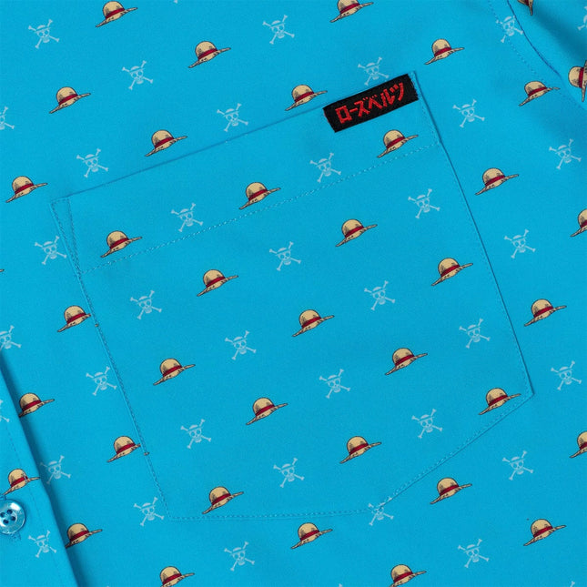 One Piece "Lil Straw Hats" – KUNUFLEX Short Sleeve Shirt