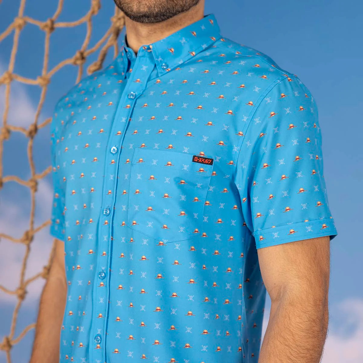One Piece "Lil Straw Hats" – KUNUFLEX Short Sleeve Shirt 3
