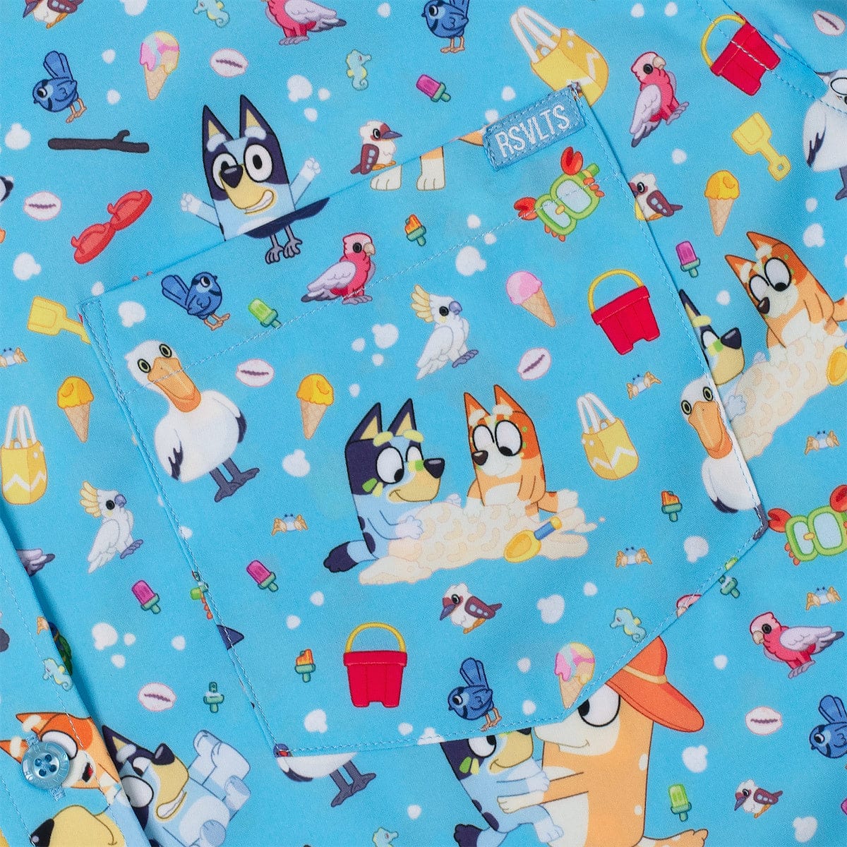 Bluey "Beach Day" – KUNUFLEX Short Sleeve Shirt
