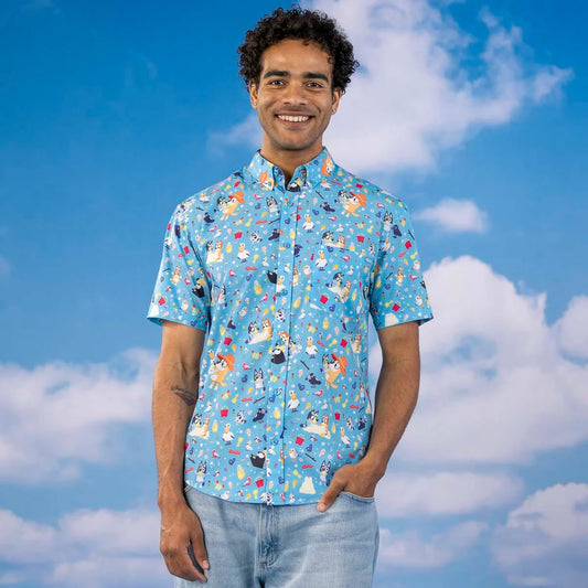 Bluey "Beach Day" – KUNUFLEX Short Sleeve Shirt