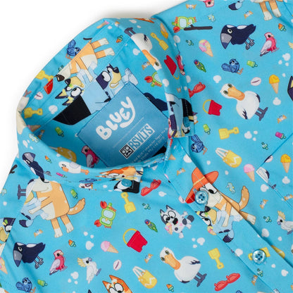 Bluey "Beach Day" – Youth KUNUFLEX Short Sleeve Shirt