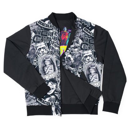 Universal Monsters "Monster Mash-Up" Reversible Bomber Jacket