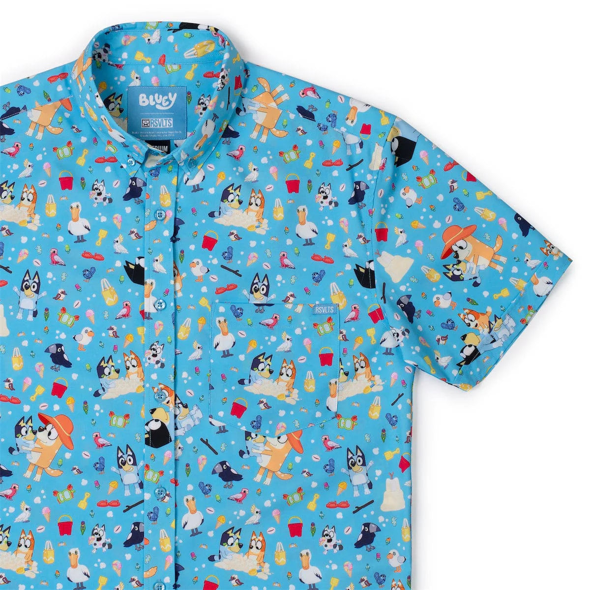 Bluey "Beach Day" – KUNUFLEX Short Sleeve Shirt 3