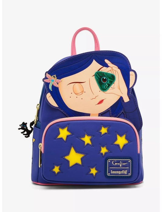 Coraline Seeing Stone Figural Glow-in-the-Dark Mini Backpack