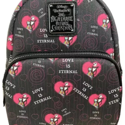 Jack & Sally Love is Eternal AOP Mini Backpack