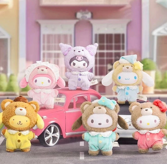 Sanrio Family Latte Baby Plush Doll Series Blind Box